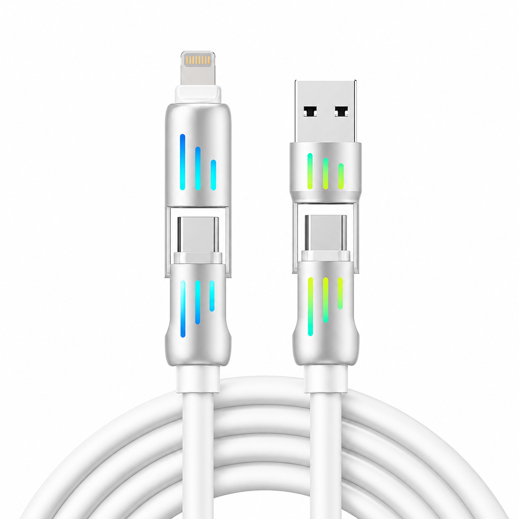 Blucore 4-in-1 Multi Function Charging Cable - Wholesale Box of 50