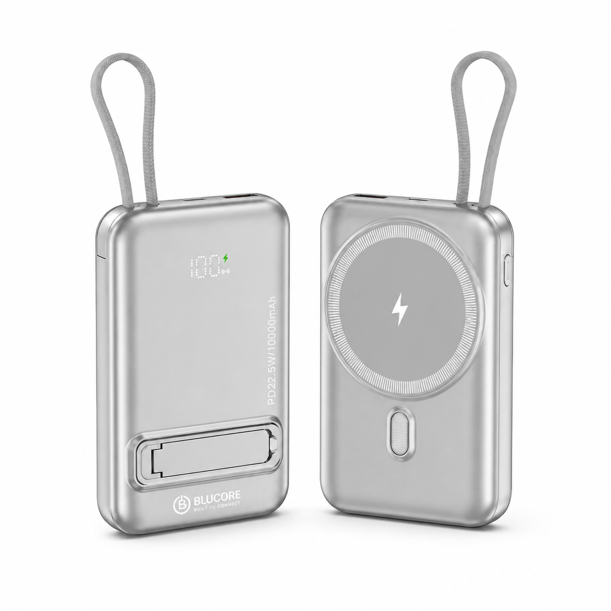 Blucore Multipurpose MagSafe Power Bank 10000mAh PD 22.5W - Wholesale Box of 50