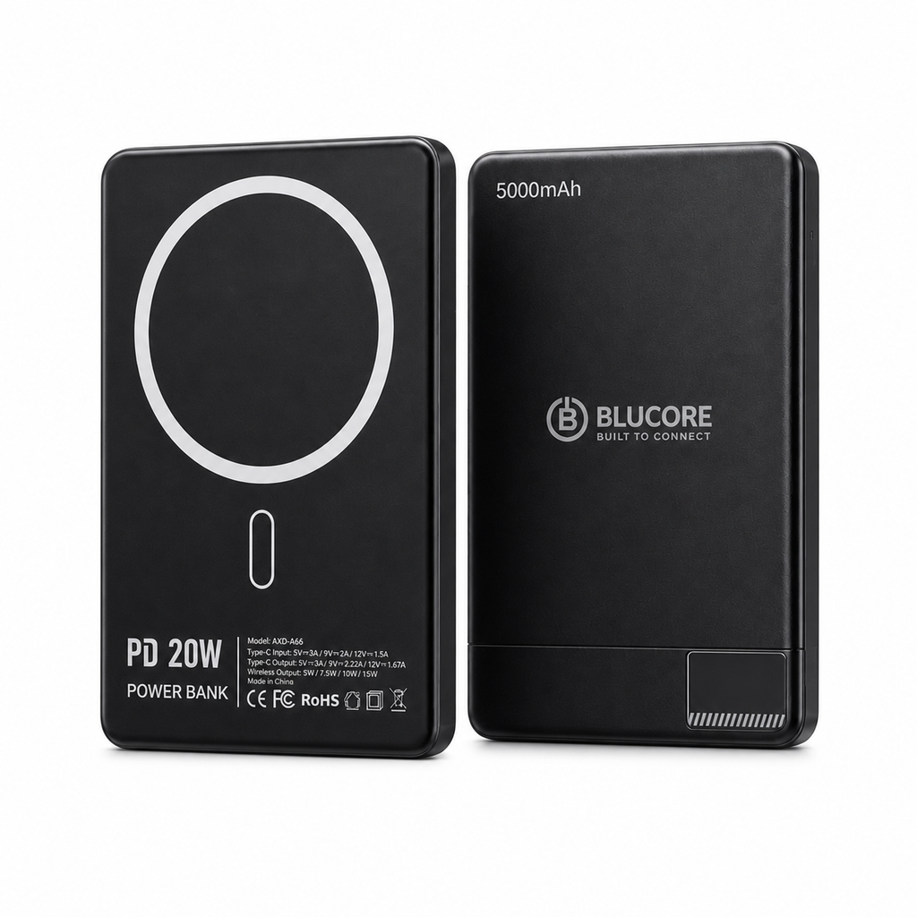 Blucore MagSafe Wireless Power Bank 5000mAh - Wholesale Box of 50 Units